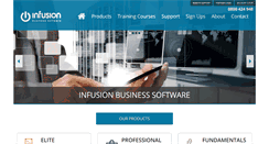Desktop Screenshot of infusionsoftware.co.nz